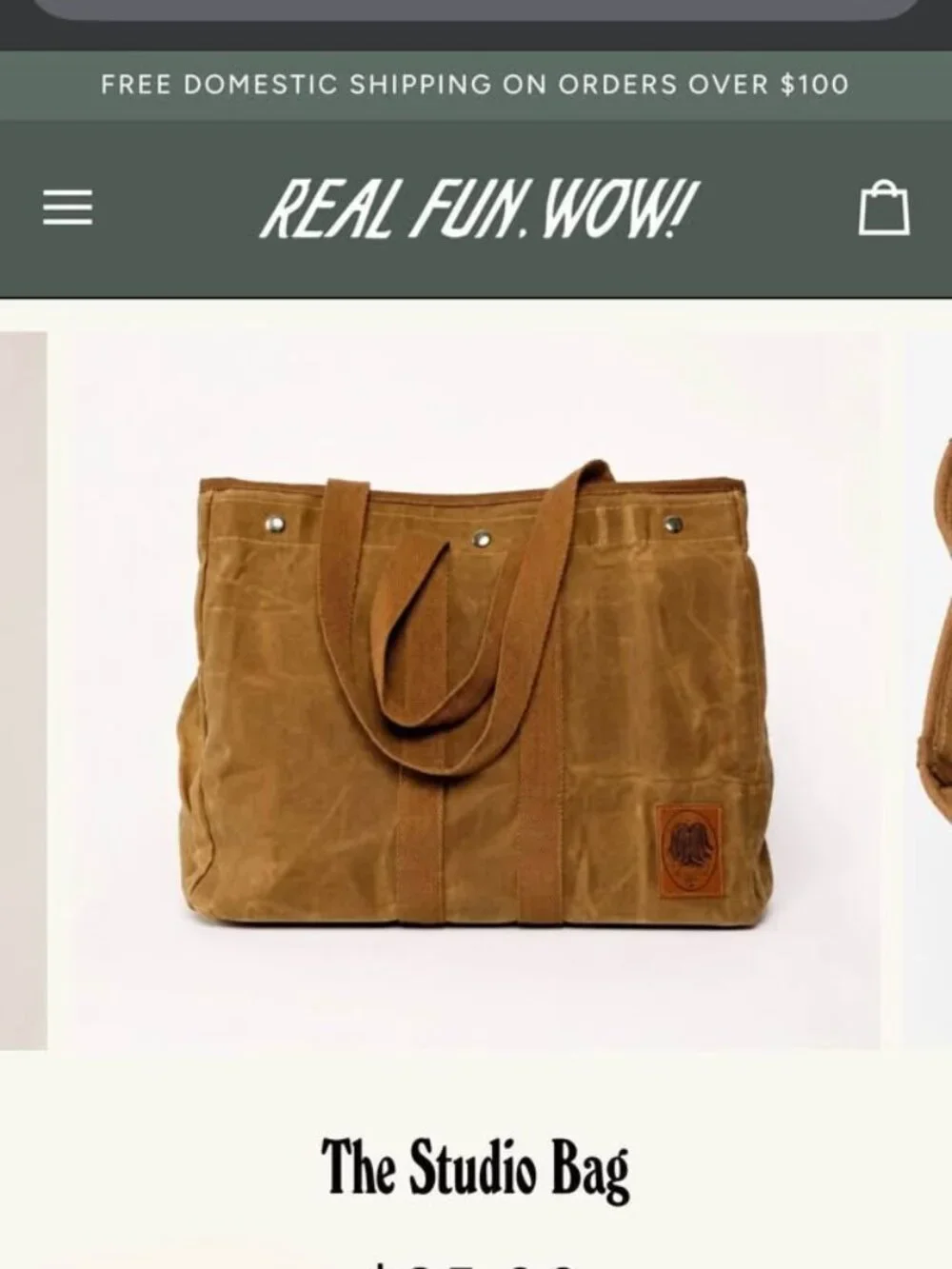 The Studio tote bag by 